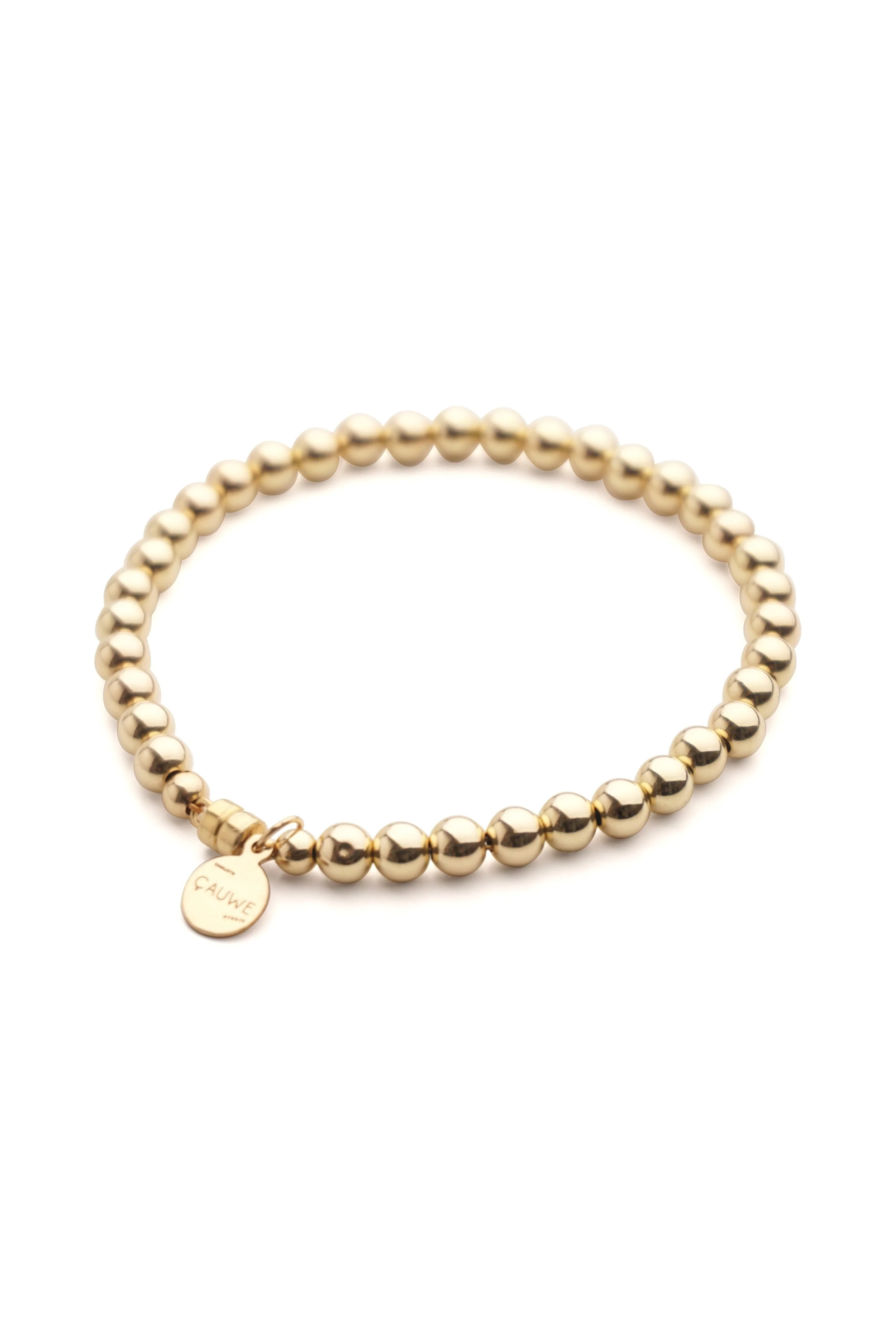 MINI BALL BEAD BRACELET IN GOLD — CHARLOTTE CAUWE STUDIO